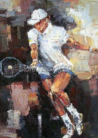 100% ручной работы дома украшения современного искусства картина маслом играть в