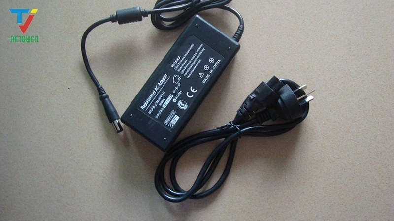 30 шт./лот 19V 4.74A 90W Ноутбук AC адаптер питания зарядное устройство для ноутбука Compaq HP