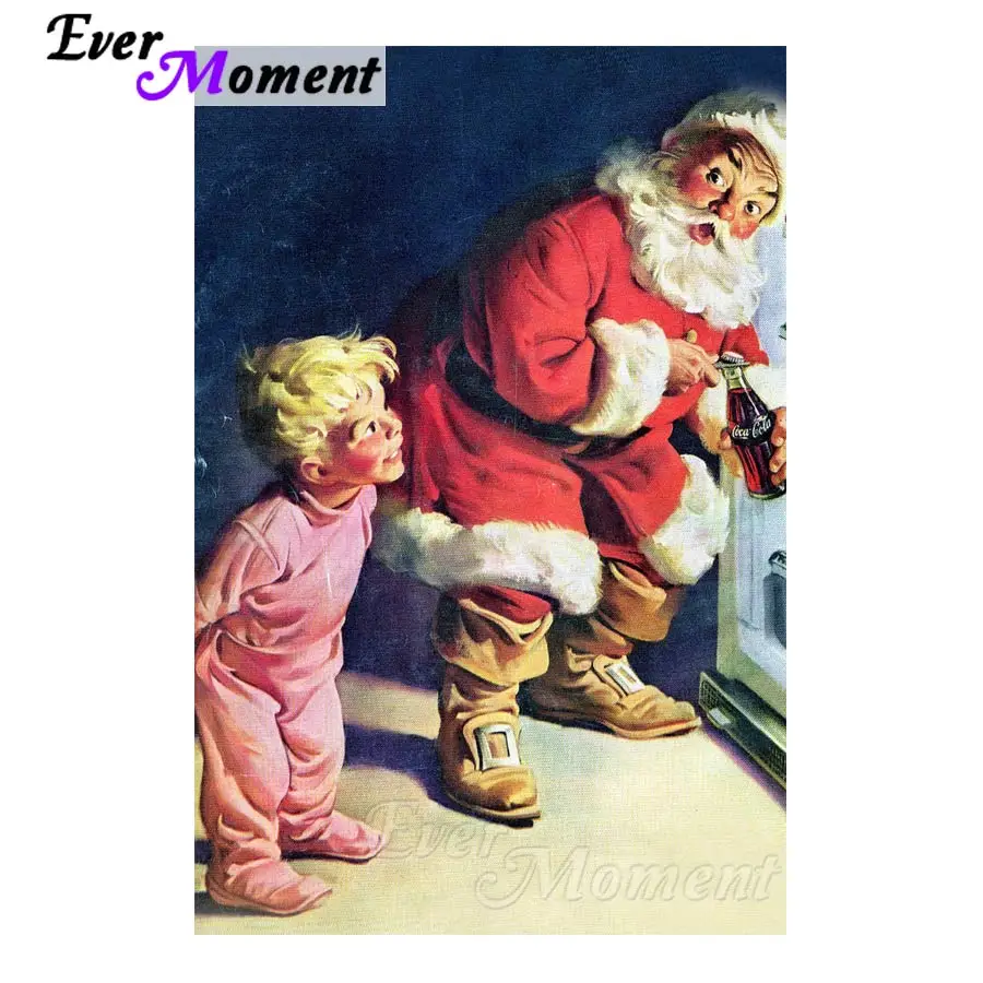 Когда-нибудь момент алмазов картина 5D &quotсделай сам&quot Санта-Клауса с