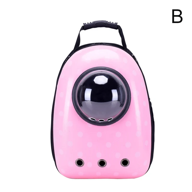 pink-B Космическая капсула Pet Carrier водонепроницаемый рюкзак для кошки маленькая собака@ LS - Цвет: pink-B