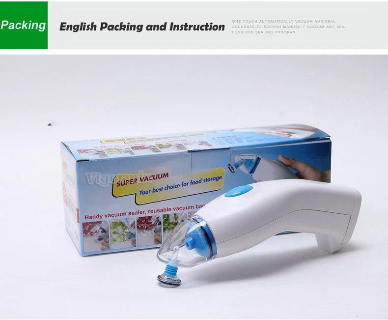 Автоматический вакуумный упаковщик с вилкой европейского стандарта с 5 вакуумными пакетами бесплатно, бытовой ручной вакуумный хранитель, упаковочная машина для пищевых продуктов