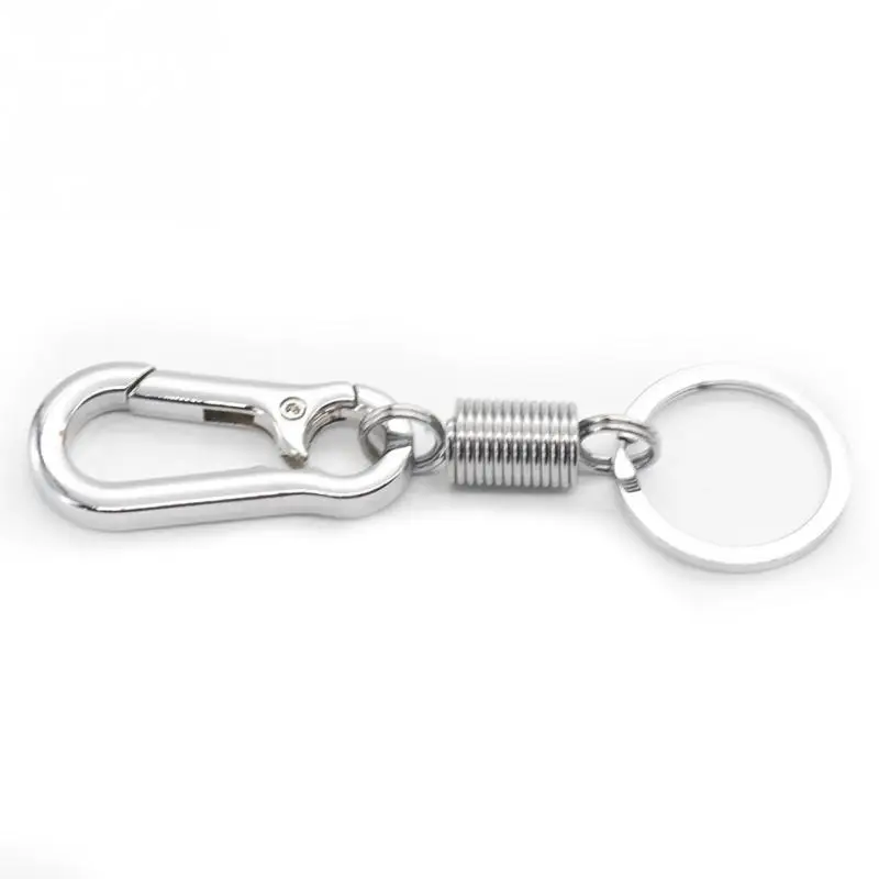 1 шт. Нержавеющая сталь Gourd Пряжка Карабин брелок пояс клип с защитой от потери