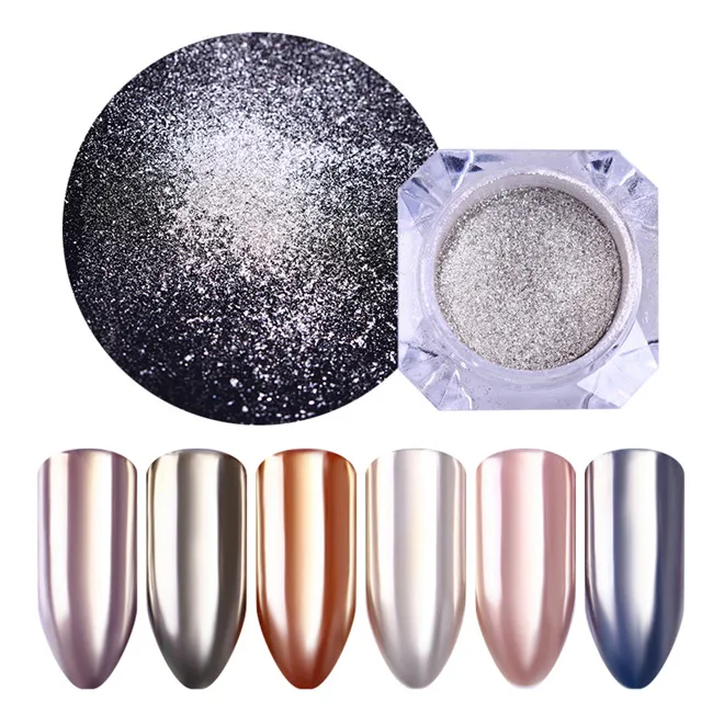Color 13 Born pretty, хамелеон, зеркальная Порошковая голографическая Серебристая Золотая блестящая Пыль для дизайна ногтей, пигмент для погружения ногтей, УФ-гель для ногтей - Цвет: Color 13
