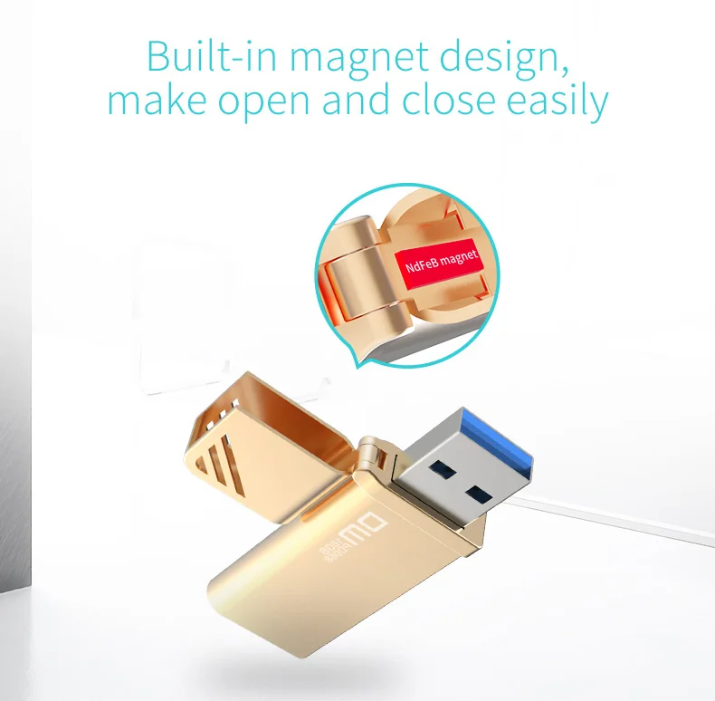 DM PD068 16 ГБ 32 ГБ 64 Гб 128 ГБ 256 ГБ USB флеш-накопители металлический USB 3,0 флеш-накопитель высокоскоростная запись от 10 МБ/s-60b/с