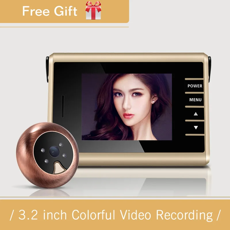 Новинка 2017 года поступление 3.2 &quotкрасочные видео Запись Беспроводной дверной