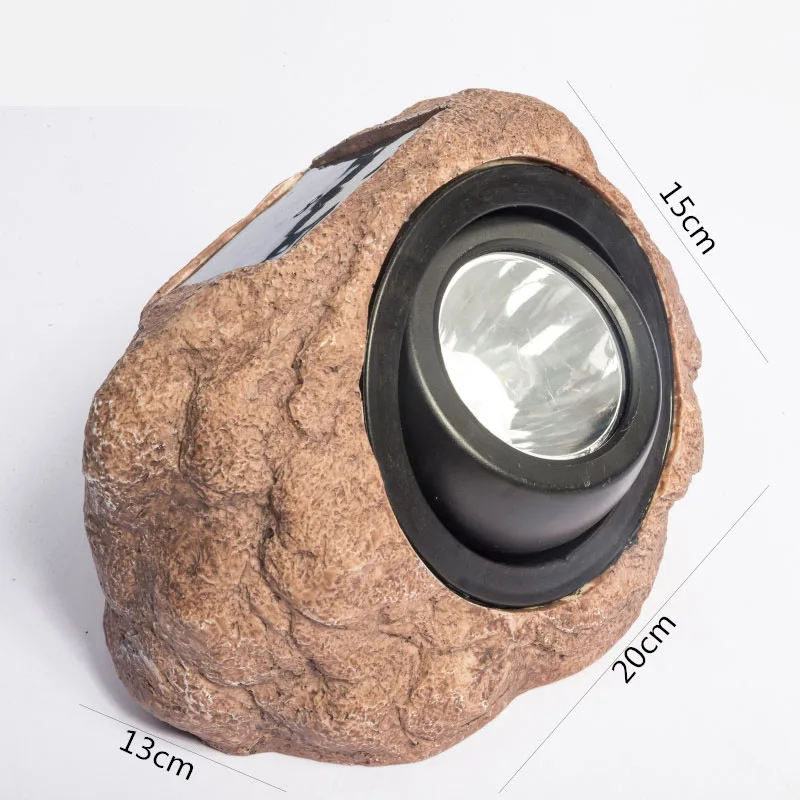 

Solar garden display spotlights simulation stone sculpture projection spotlights outdoor waterproof LED landscape garden lights