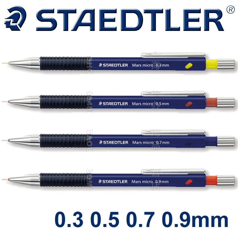 

Staedtler Mars Micro 775 Automatic Mechanical Pencil 0.3/0.5/0.7/0.9mm Blue-Black Body Color for drawing, sketching and writing