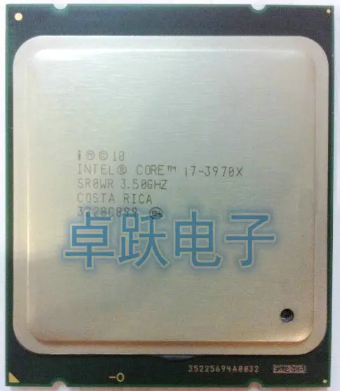 Процессор i7-3970X i7 3970X, 3,5 ГГц, 2011 pin, шесть ядер, 32 нм, 150 Вт