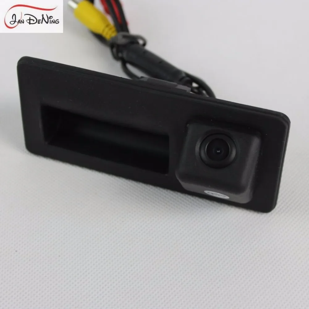 

JanDeNing HD Car Rear View Parking/ Backup Reverse Camera/Trunk Handle OEM For VolksWagen Passat LingYu Sagitar Sharan 2009-2014