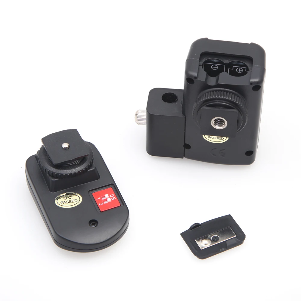 Wansen PT-04NE 4 канала Радио беспроводной Speedlite вспышка триггер с держателем зонта для Canon Nikon Pentax Olympus