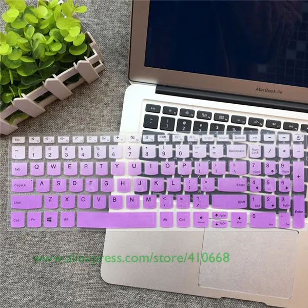 Gradual purple Для lenovo Ideapad 330 s 330S-15IKB 15IKB 320C 330C V330-15IKB V130 V730 V730-15 Flex5 15 15,6 дюймов чехол для клавиатуры ноутбука кожи - Цвет: Gradual purple