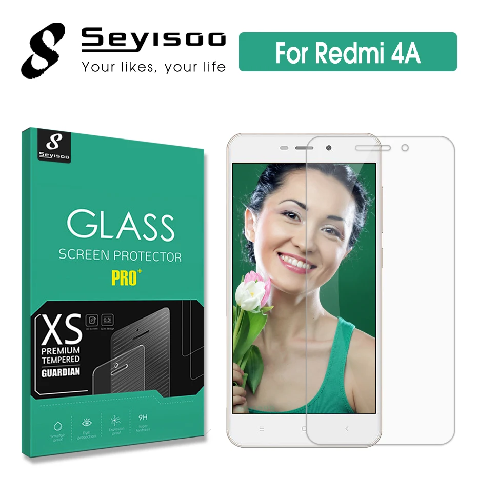 100% оригинальное закаленное 2.5D защитное стекло премиум класса от Seyisoo для Xiaomi Redmi 4A