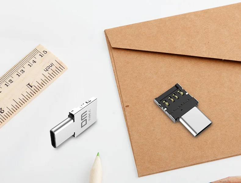 DM AD011 мини TYPE-C адаптер OTG функция превратите обычный USB в Тип C USB флэш-накопитель