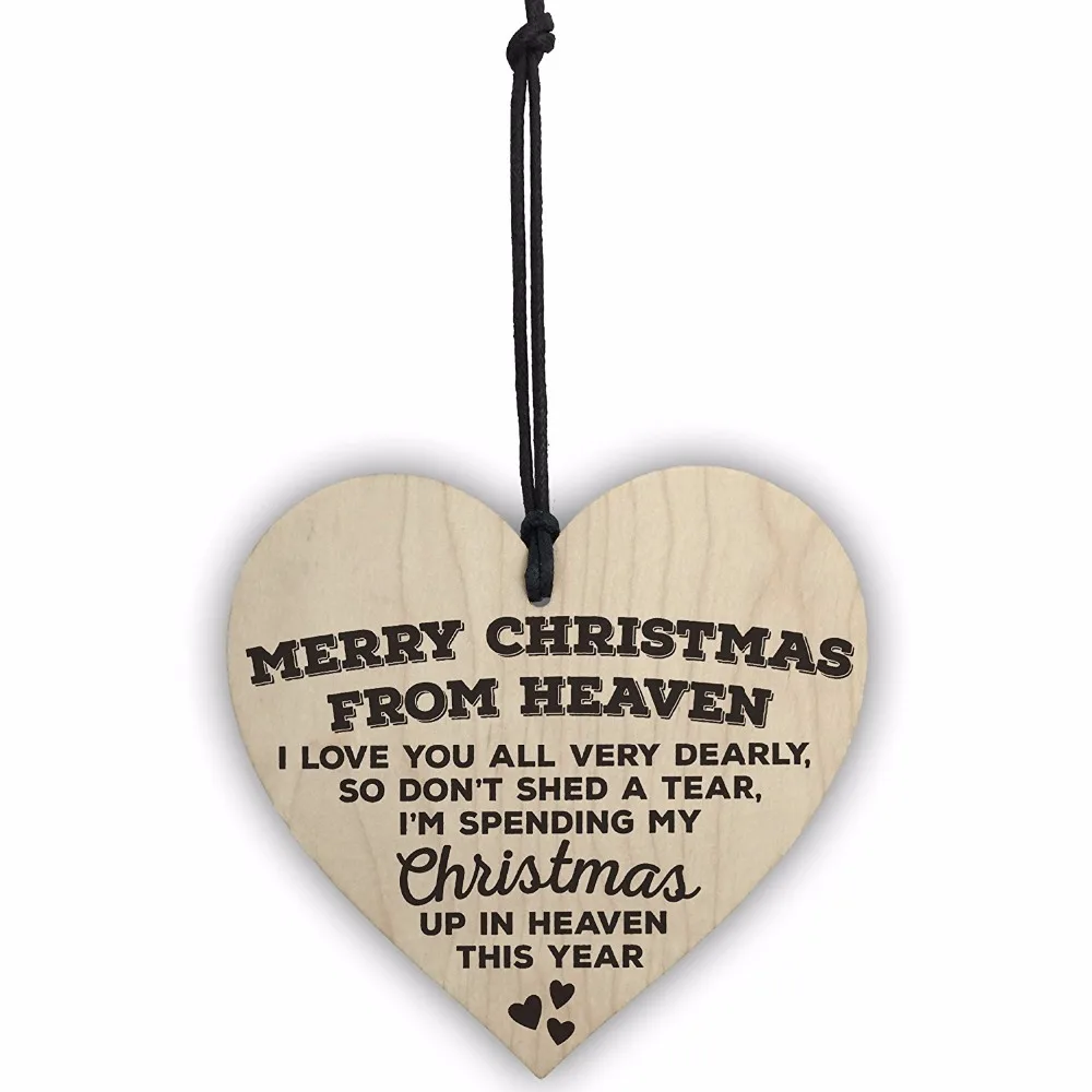 Meijiafei Merry Christmas с небес деревянная подвесная металлической пластинкой сердца