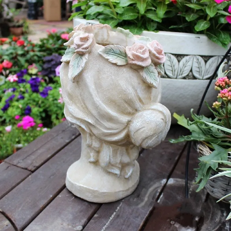 Американский стиль винтажная гирлянда цветочный горшок Гидропонные Зеленые