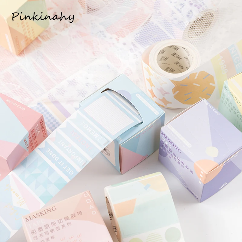 Блокнот для заметок на клейкой основе дизайна набор декоративного скотча васи DIY