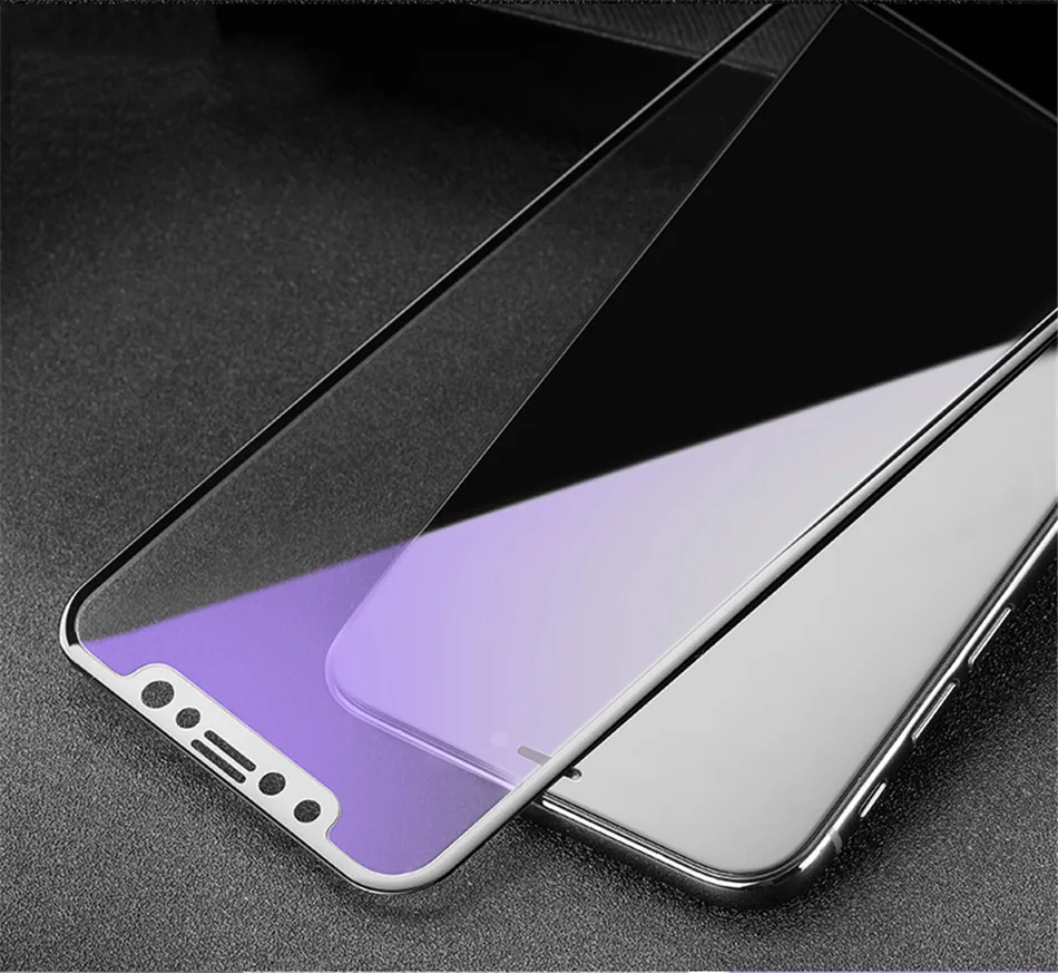 Закаленное стекло Baseus для iPhone X, 8, 7, 6 Plus, защита экрана 0,23 мм, мягкое защитное 3D изогнутое стекло для iPhone X