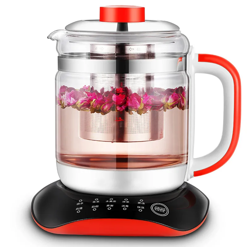 Electric kettle Multi-functional health care flower tea add thick glass pot | Бытовая техника