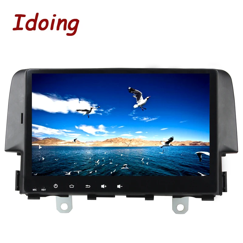 Idoing 10.1 &quotDVD мультимедиа плеер авторадио 1Din Android6.0 для Honda Civic 2016 руль 8 core 2 г + 32 Wi-Fi