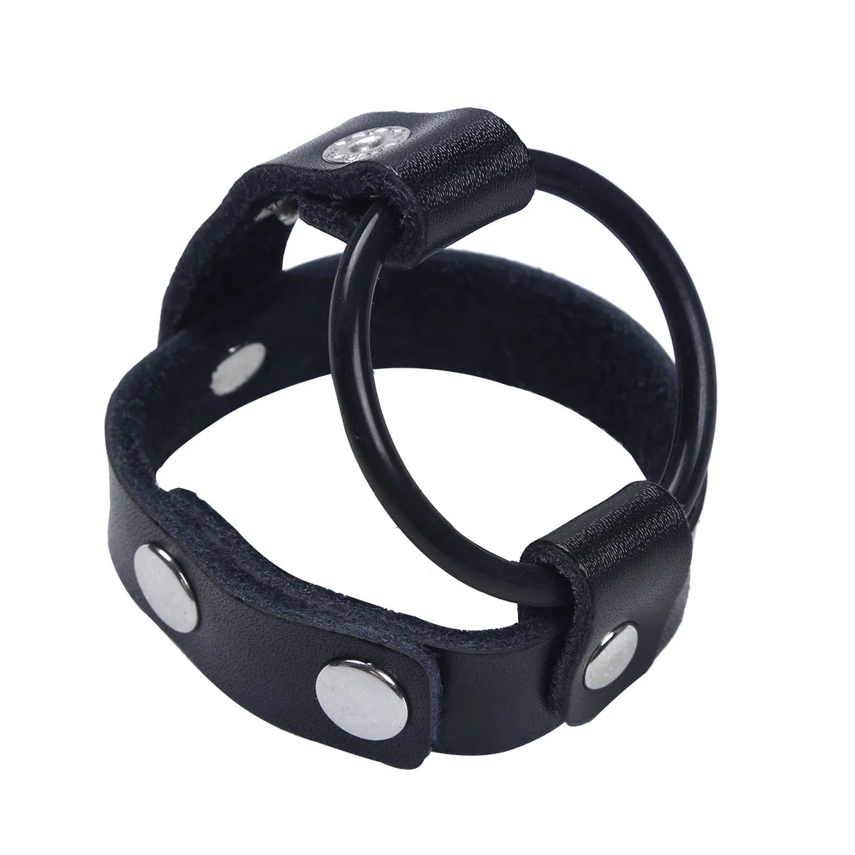 Мужской регулируемый ремень из искусственной кожи с отверстием для пениса