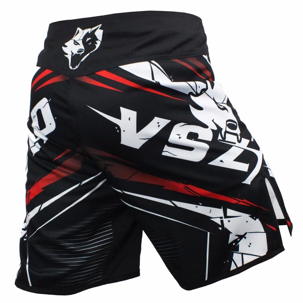 VSZAP мужские Муай Тай боксерские трусы MMA Boxe боксерские шорты с принтом ММА шорты для борьбы с захватом короткие полиэфирные кик-гели тайские