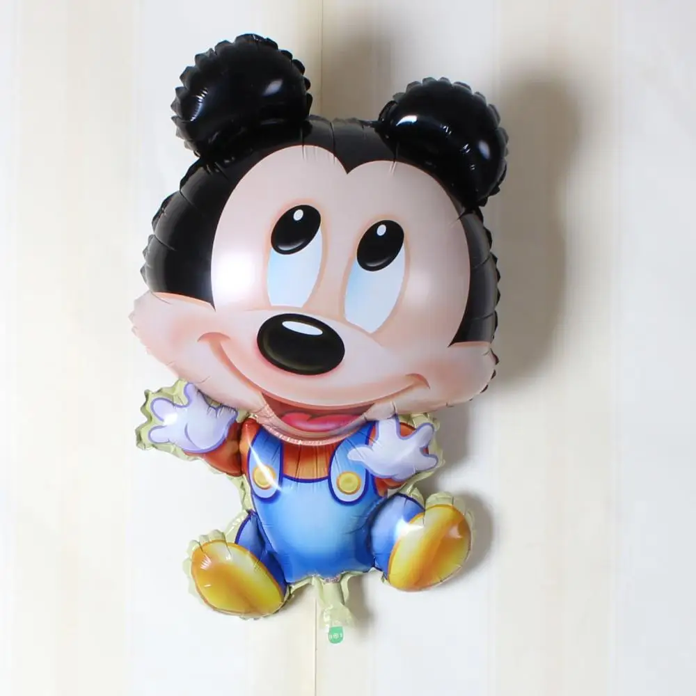 Boy Mickey 112 см Дисней Микки Минни Маус мультяшный воздушный шар из фольги на день рождения шар на день рождения украшения для детской вечеринки Подарки - Цвет: Boy Mickey