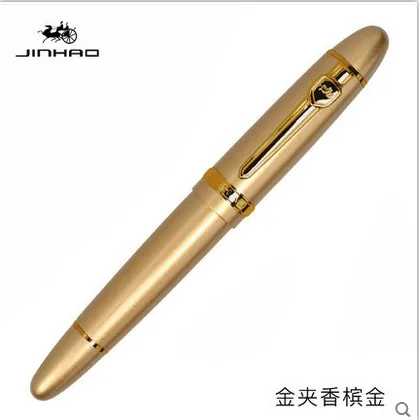 S Прибытие jinhao 159 роскошные высококачественные металлические черные чернильный фонтан ручка 0,5 мм перьевые ручки школьные и канцтовары на подарок - Цвет: S