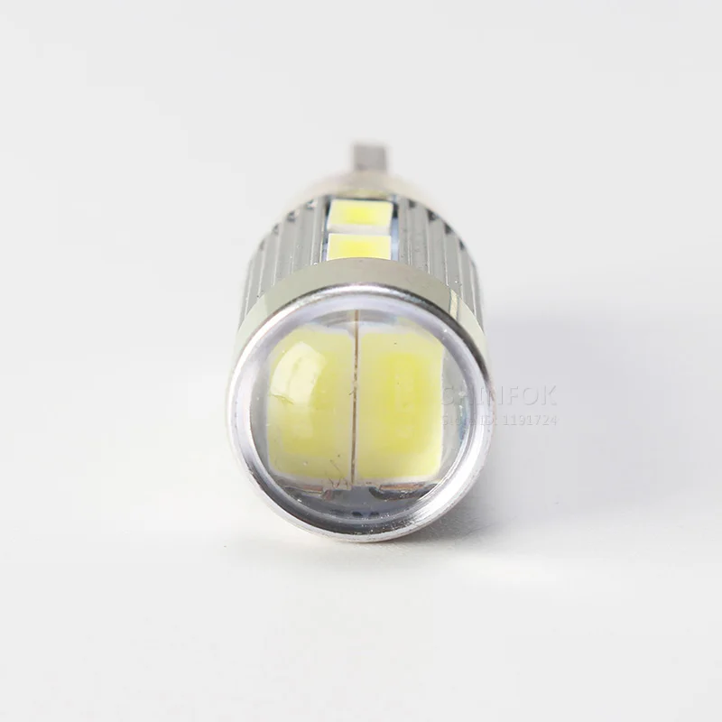 Светодиодные лампы CANBUS 10-SMD 5630 в алюминиевом корпусе 2 шт./лот W5W T10 | Автомобили и