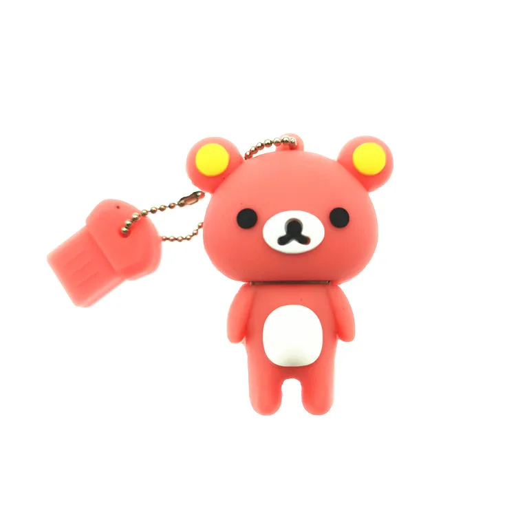 Новый милый USB флеш накопитель Rilakkuma в виде медведя 4 ГБ 8 16 32 64 флешка карта памяти
