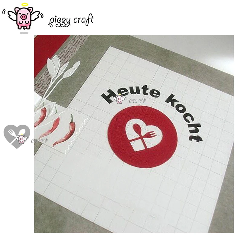 Свинья для рукоделия резки металла штампы высечки форма любящей еды рамка