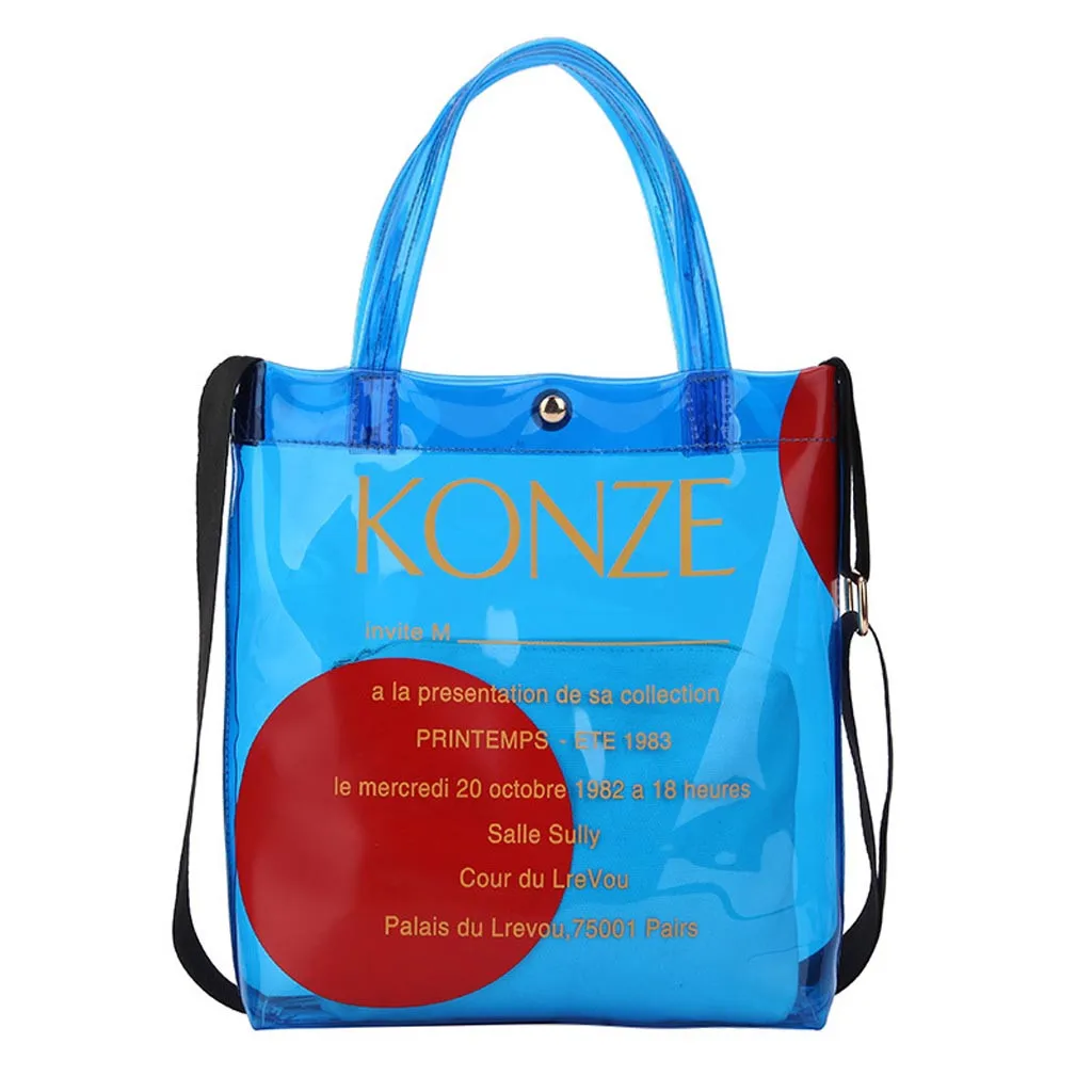 Модная повседневная Летняя женская сумка новинка 2019 прозрачная сумка-мессенджер