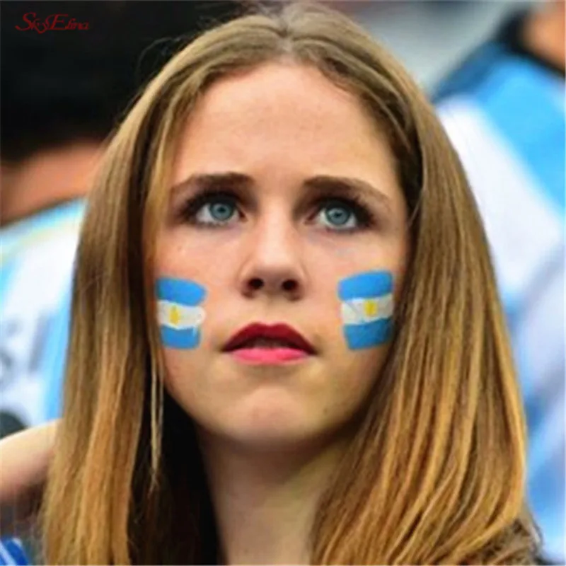 10 шт. русские 2018 World Cup национальные татуировки-наклейки с флагами футбольная игра