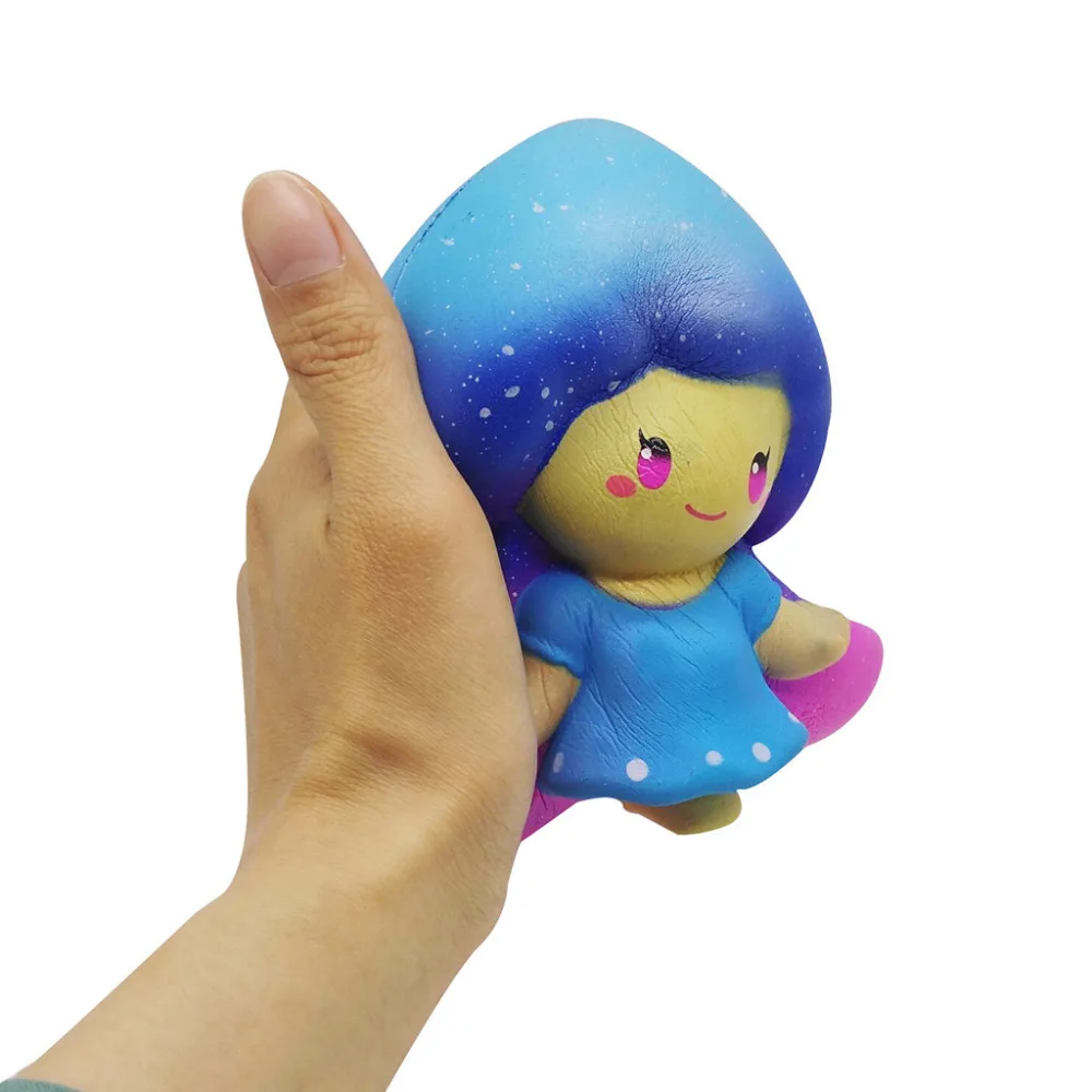 Милые мягкие игрушки для снятия стресса подарок со сказочным цветком Kawaii jumbo