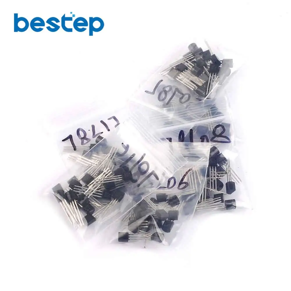 Комплект транзисторов в ассортименте 1 20шт 78L05 78L06 78L08 78L09 78L12 78L15 по 6 значений |
