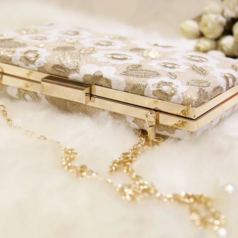 Элегантные модные вечерние клатчи кружевные сумки с цветами для ужина свадьбы