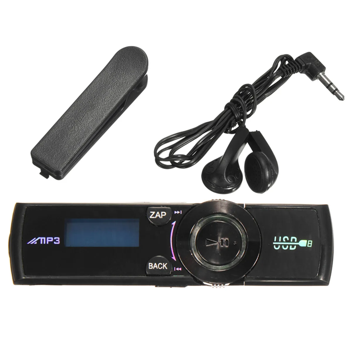 KINCO 32 Гб ЖК дисплей HD Экран USB MP3/WMA мини Media Player FM радио Micro SD/ TF карта + наушники зажим