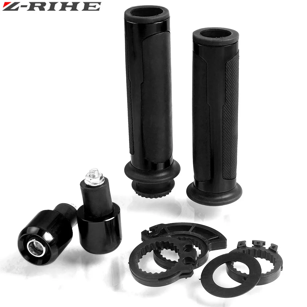 7/8 ''мотоциклетные противоскользящие ручки с ЧПУ 22 мм для Yamaha Fz6 R1 R3 R6 R15 R25 YZF MT07 MT