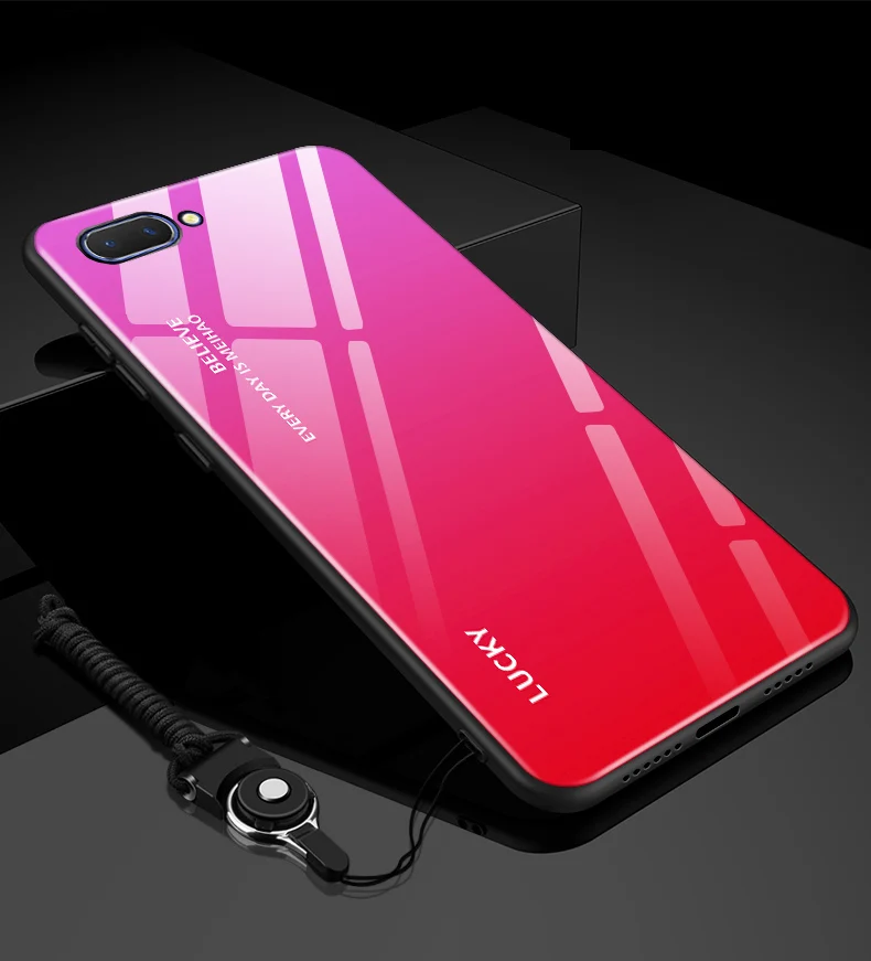6,2 дюймов для OPPO A3S мобильный чехол для телефона для OPPO A 3S закаленное стекло задняя крышка OPPOA3S a3 s стеклянный чехол s coque shell