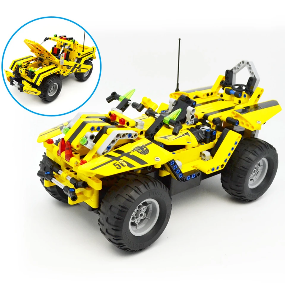 Technic City 2 в 1 трансформируемый гоночный автомобиль Строительный блок Набор 4 г