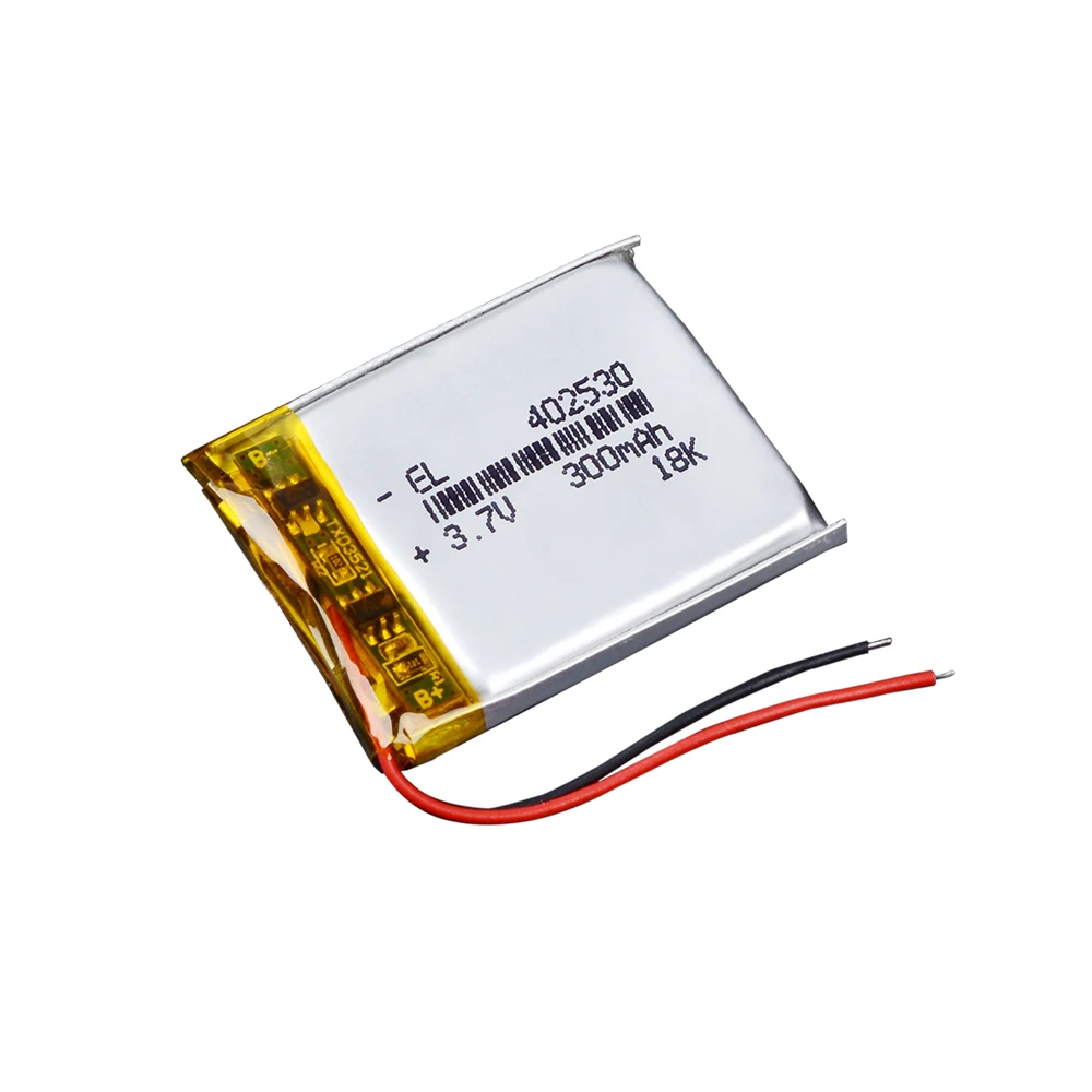 10 шт./партия 402530 3 7 В 300 мАч полимерный литий-ионный аккумулятор для Bluetooth