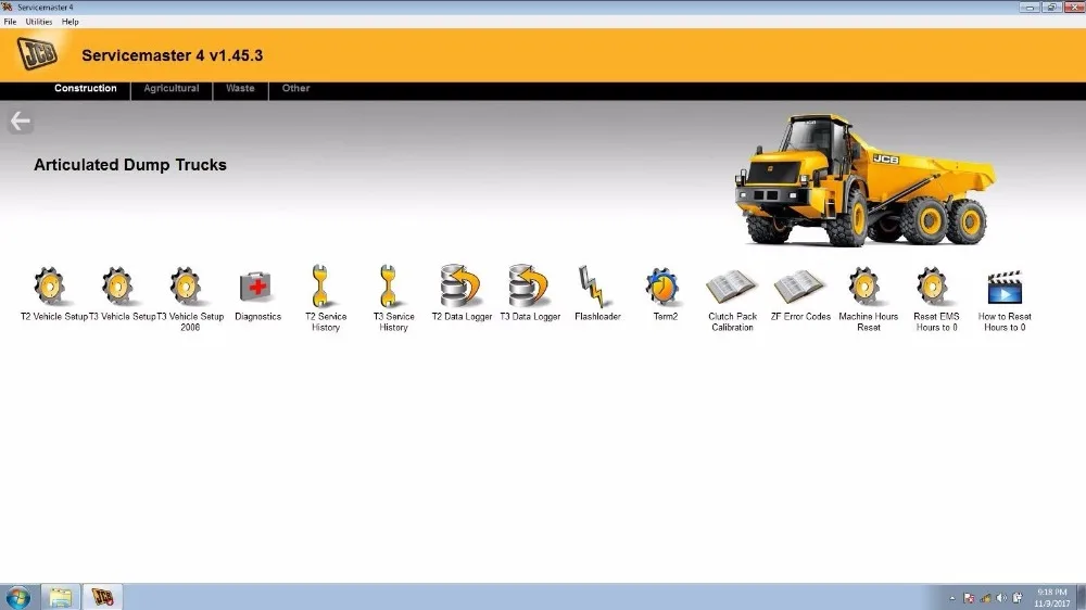 Для сервис JCB Master SM4.1.45.3 электронный сервисный интерфейс JCB грузовик экскаватор сельскохозяйственный строительный диагностический инструмент