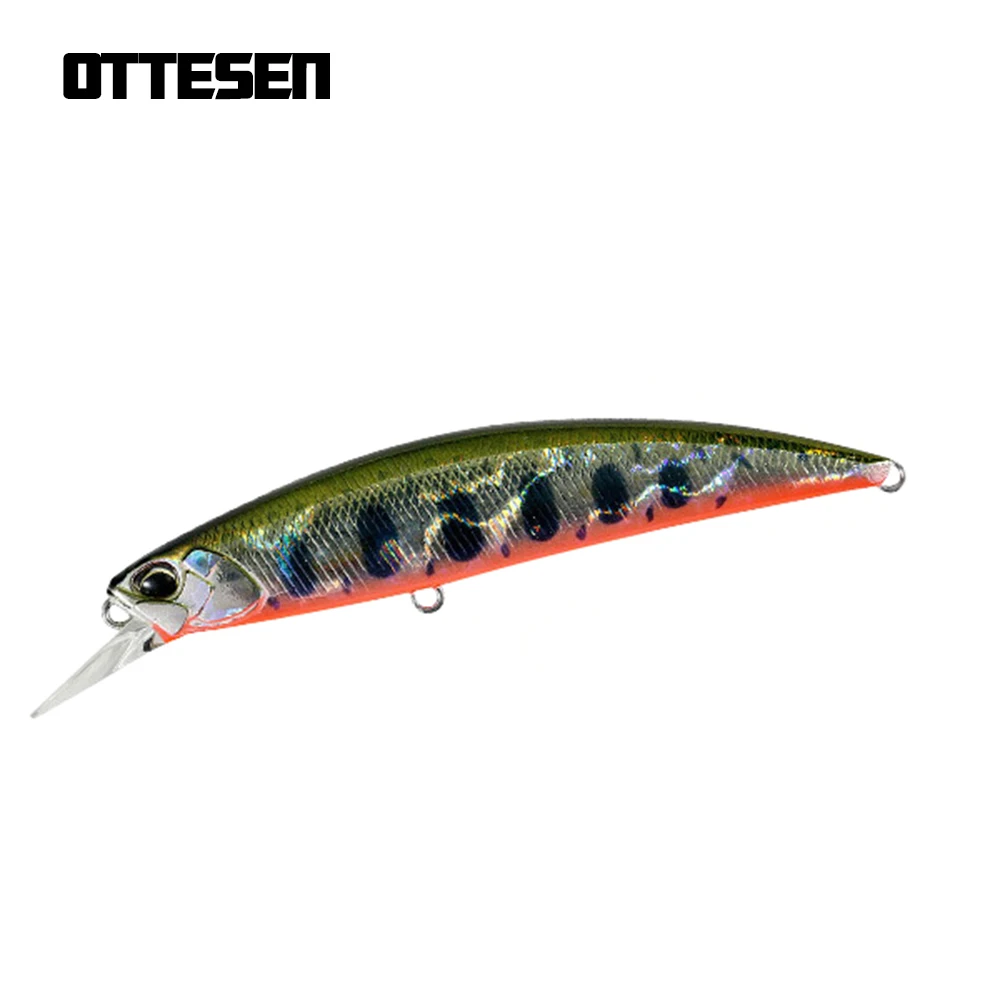 OTTESEN 1pcs/lot 110mm 16g minnow fishing lure 3D fish eyes professional quality hard isca artificial bait pesca peche wobblers | Спорт и