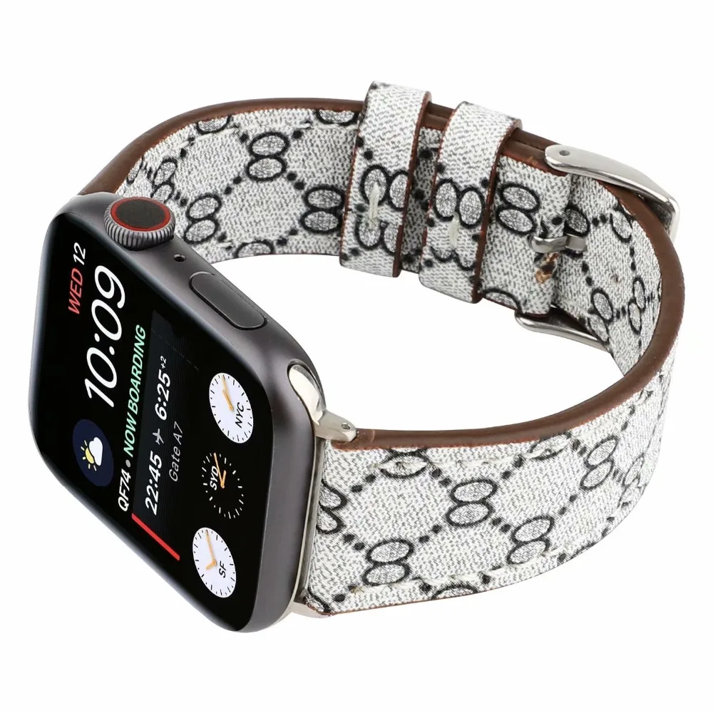 YUKIRIN модный ОО браслет из натуральной кожи для Apple Watch серии 4 3 2 1 ремешок для iWatch 38 42 мм 40 44 мм Новинка