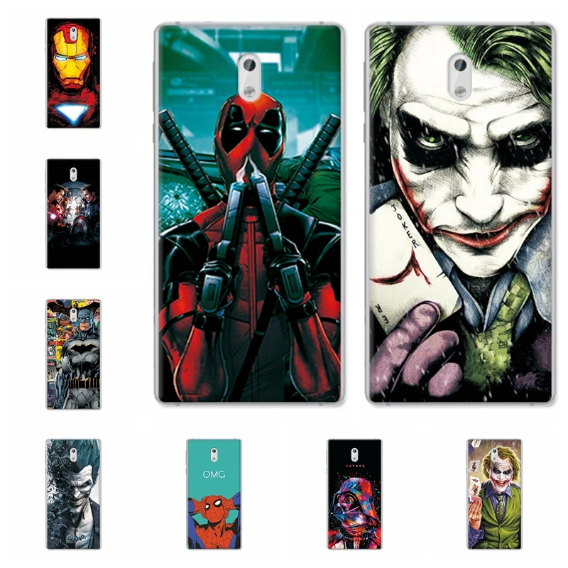 Очаровательный герой Marvel Капитан Америка чехол для телефона Nokia 3 Железный