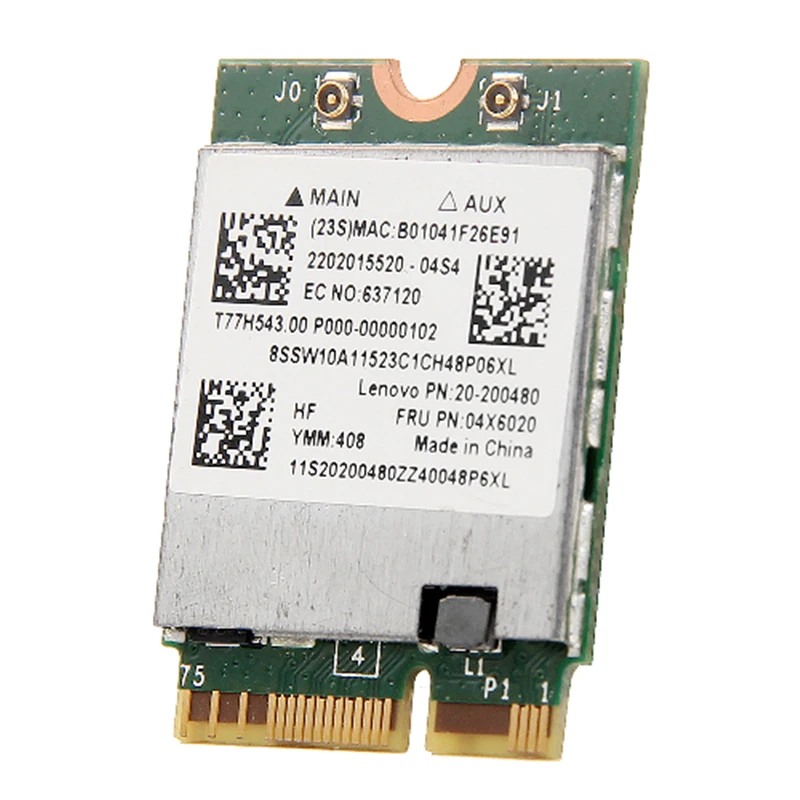 Broadcom BCM94352Z двухдиапазонный беспроводной пт NGFF 802.11ac 867 Мбит/с wifi Bluetooth BT 4 0 карта