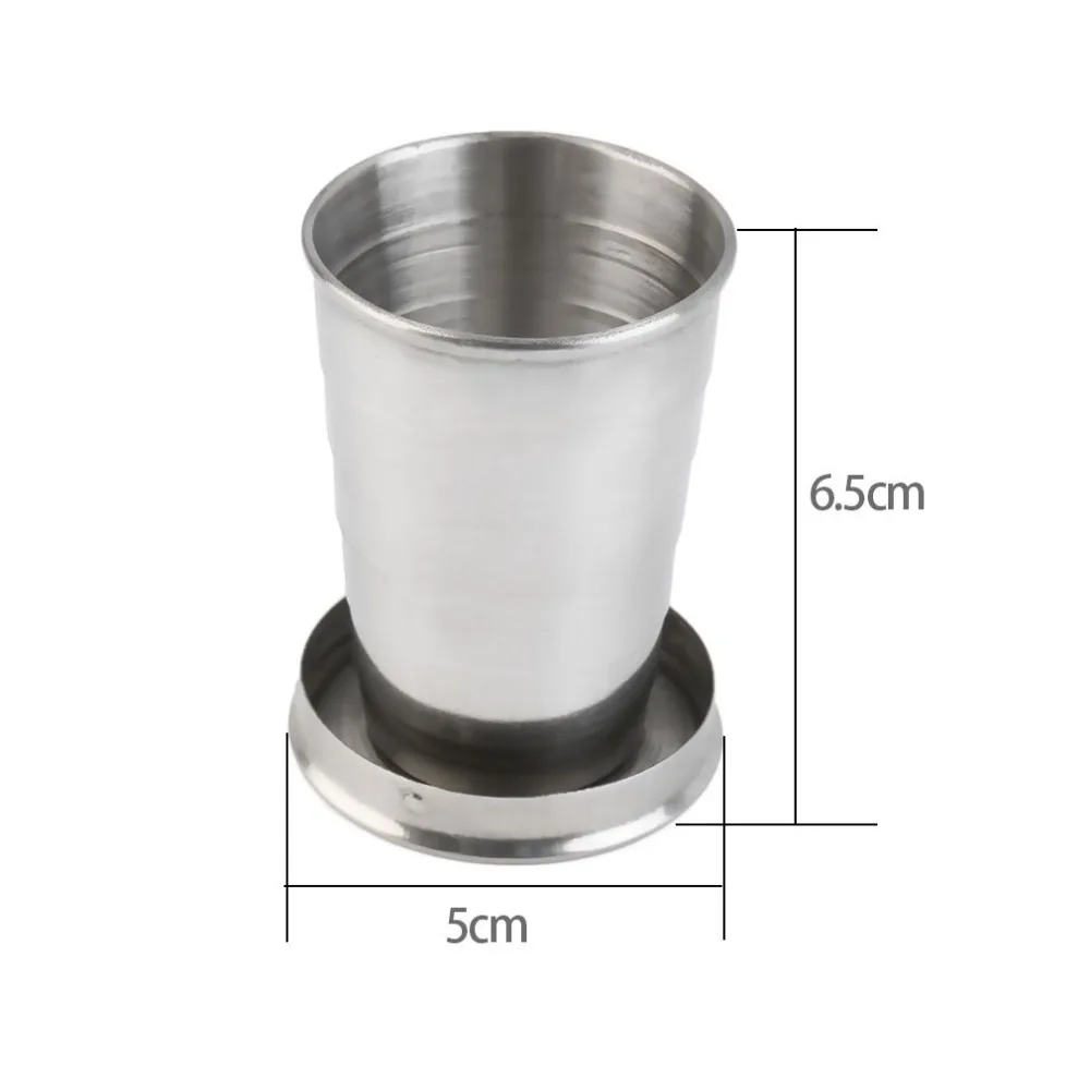 Новинка 2018 портативная дорожная фотокамера 60 мл из нержавеющей стали для