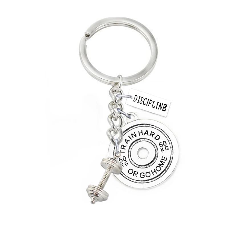 Двойной Новая мода сплава дисциплины теги Вес пластина Штанги Гантели для