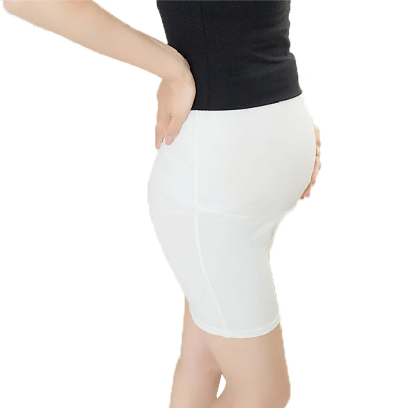 Летние эластичные шорты для беременных женщин с высокой талией реквизит живота