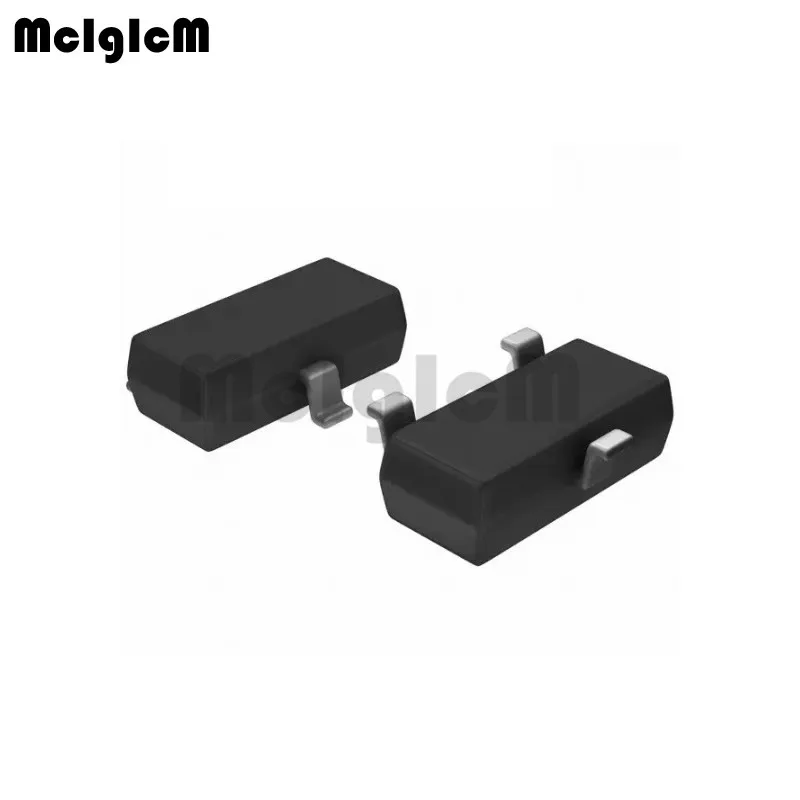 MCIGICM BC848A, SOT-23 100 шт полупроводниковый Триод биполярный(BJT) транзистор NPN 30 V 100mA 100 MHz 225 mW поверхностное крепление SOT-23, bc848