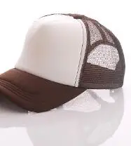 Бежевый wholesale Fashion Mesh hats Baseball Cap Hat Sport Running Tennis Hat Cap Racing Adjustable custom made Hat for Men& Women - Цвет: Бежевый